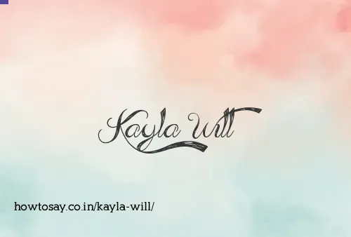 Kayla Will