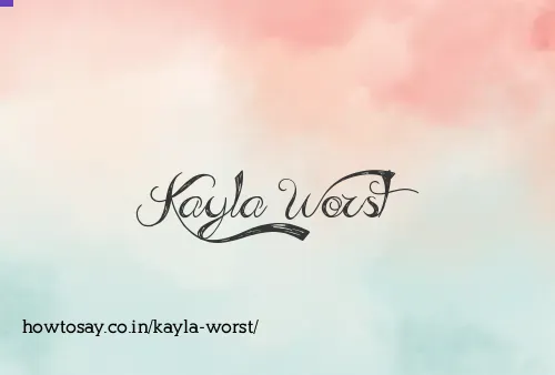 Kayla Worst