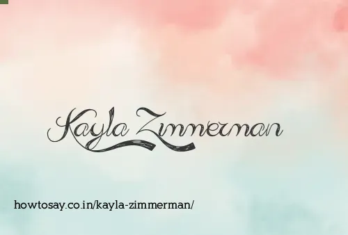 Kayla Zimmerman