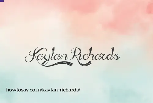 Kaylan Richards