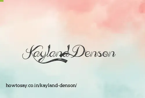 Kayland Denson