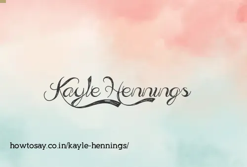 Kayle Hennings