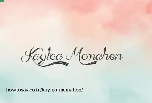 Kaylea Mcmahon