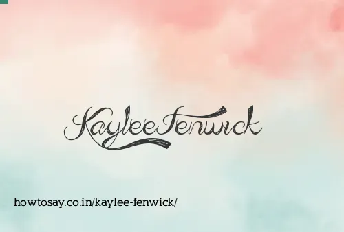 Kaylee Fenwick