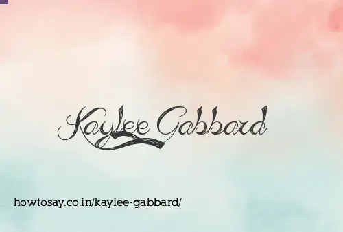 Kaylee Gabbard