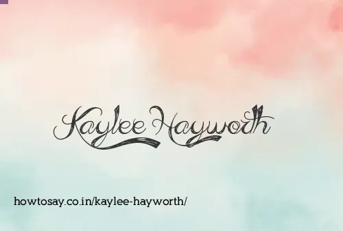 Kaylee Hayworth