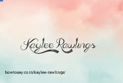 Kaylee Rawlings