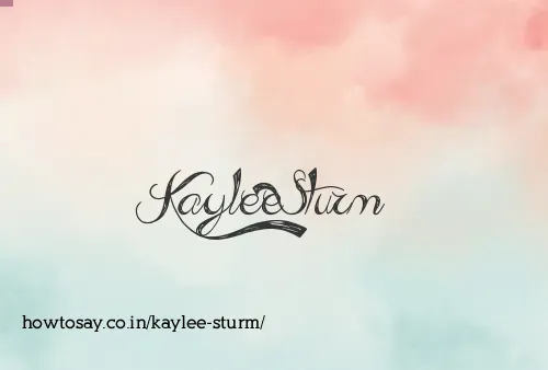 Kaylee Sturm