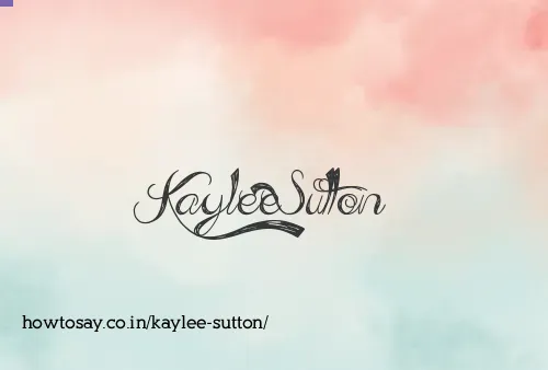 Kaylee Sutton