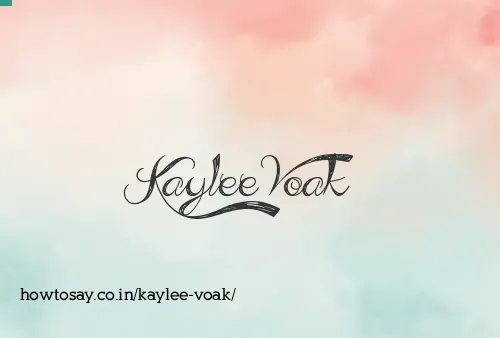 Kaylee Voak