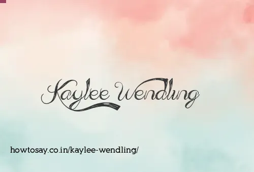 Kaylee Wendling