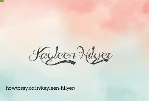 Kayleen Hilyer
