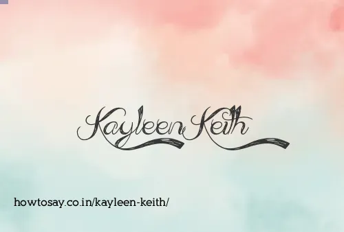 Kayleen Keith