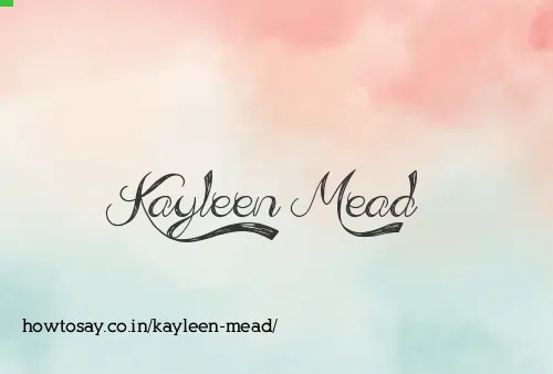 Kayleen Mead