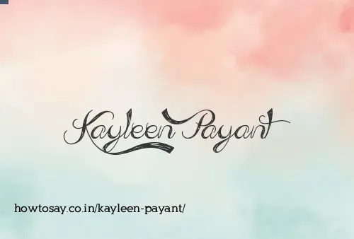 Kayleen Payant