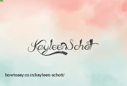 Kayleen Schott