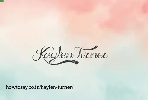 Kaylen Turner