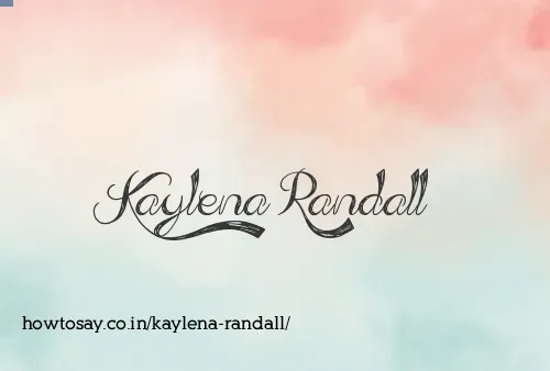 Kaylena Randall