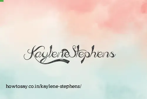 Kaylene Stephens