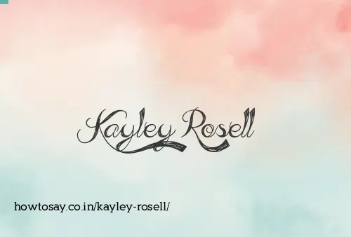 Kayley Rosell