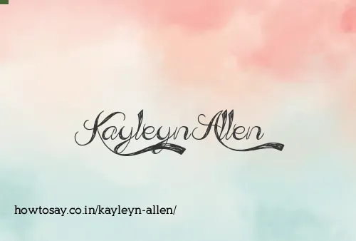 Kayleyn Allen