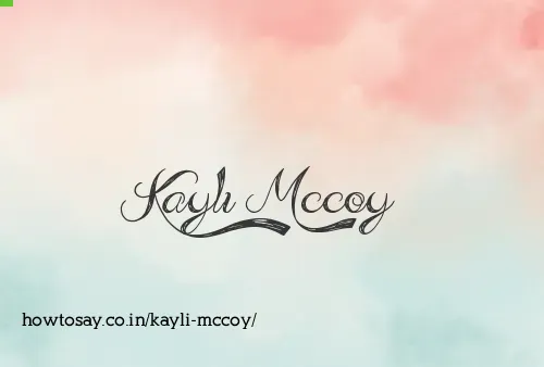 Kayli Mccoy