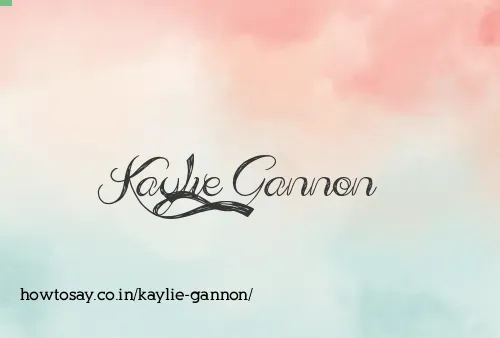 Kaylie Gannon