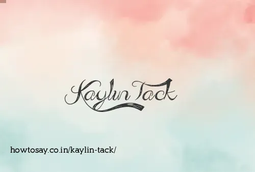 Kaylin Tack