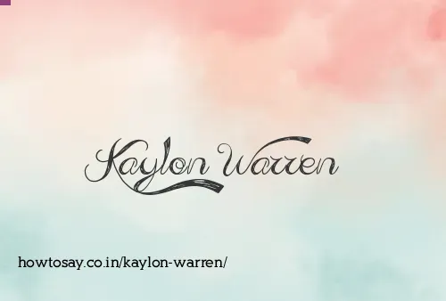 Kaylon Warren