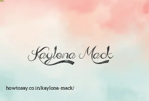 Kaylona Mack