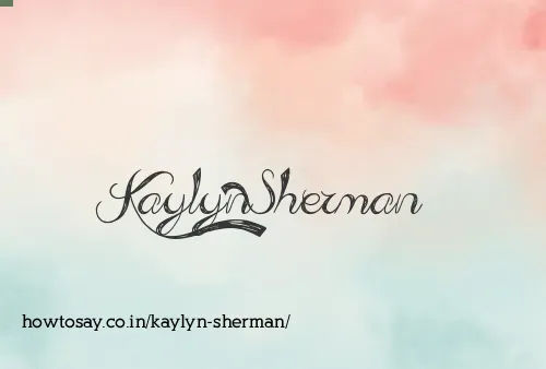 Kaylyn Sherman