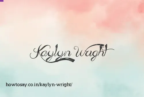 Kaylyn Wright