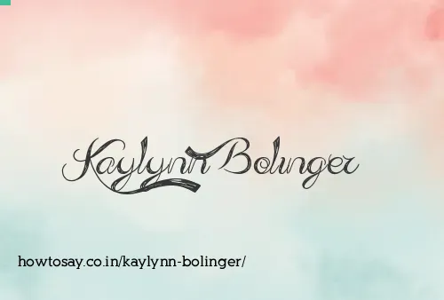 Kaylynn Bolinger