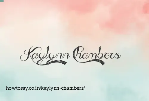 Kaylynn Chambers