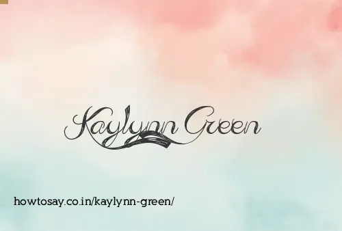 Kaylynn Green