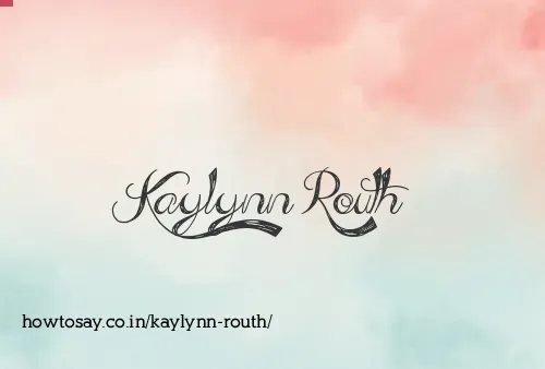 Kaylynn Routh