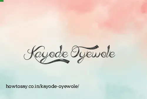 Kayode Oyewole