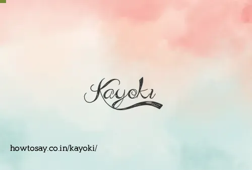 Kayoki