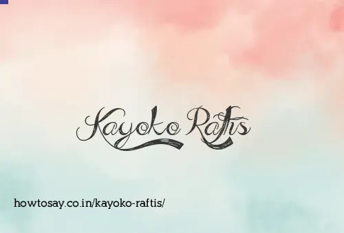 Kayoko Raftis