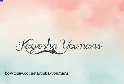 Kayosha Youmans