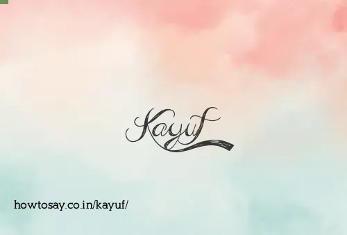 Kayuf