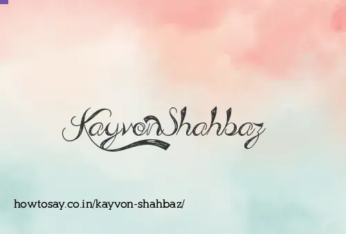 Kayvon Shahbaz
