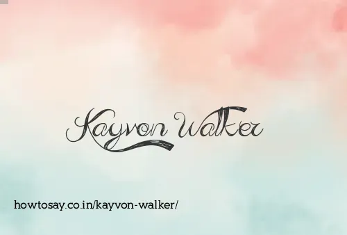 Kayvon Walker