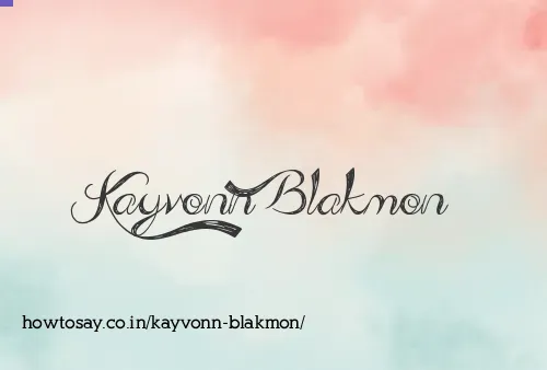 Kayvonn Blakmon