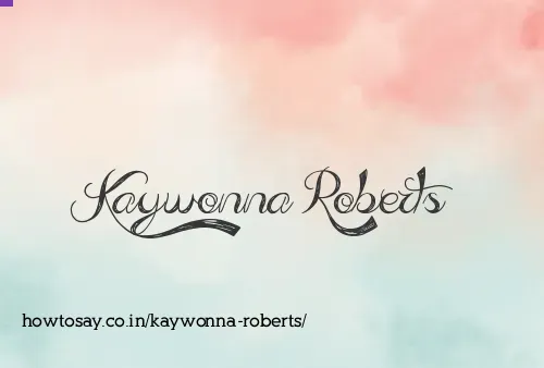 Kaywonna Roberts