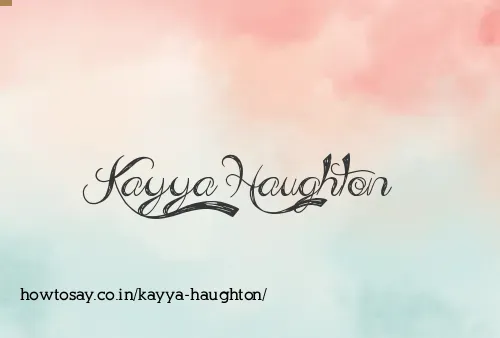 Kayya Haughton