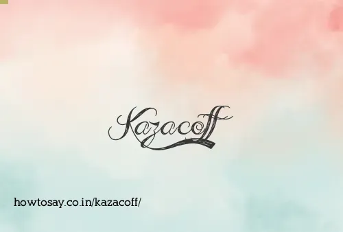 Kazacoff