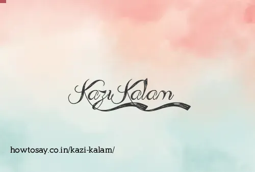 Kazi Kalam