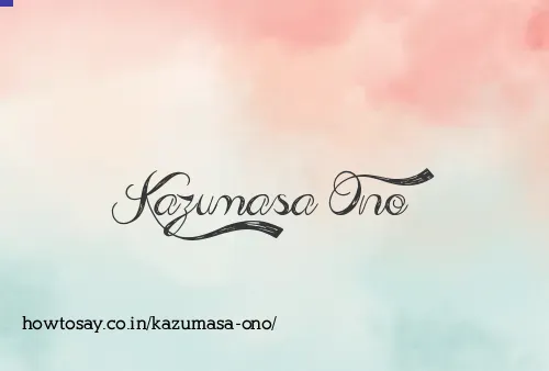 Kazumasa Ono