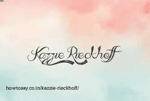 Kazzie Rieckhoff